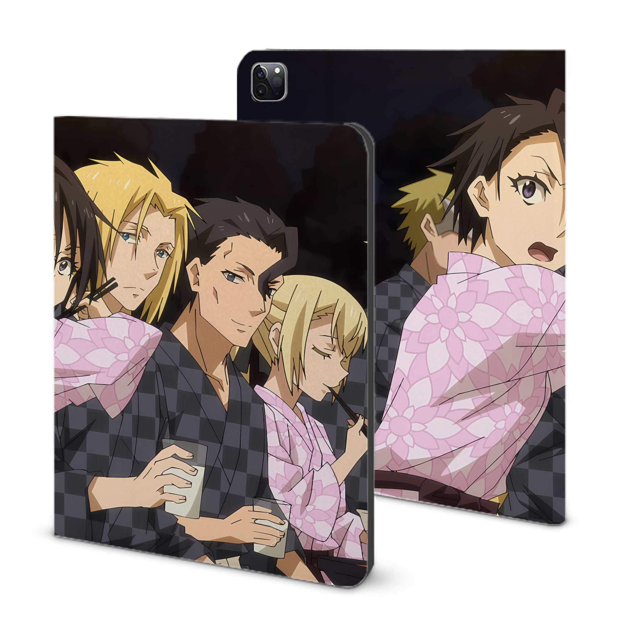（画像用） 転スラ Regarding Reincarnated to Slime IPad ケース ブック型 PUレザー TPU 耐衝撃 軽量 薄型 ペン収納なし 全面保護 IPad 各モデル対応